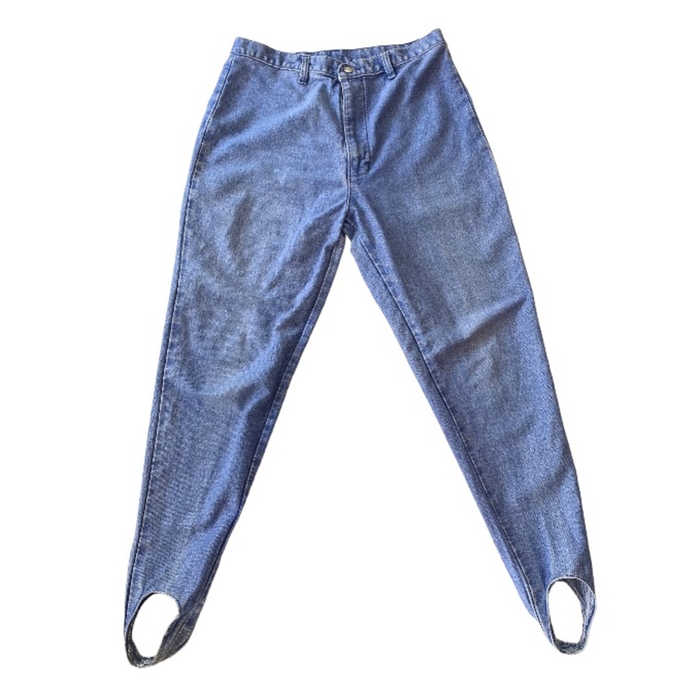 Vintage 80s High Waist Stirrup Jeans